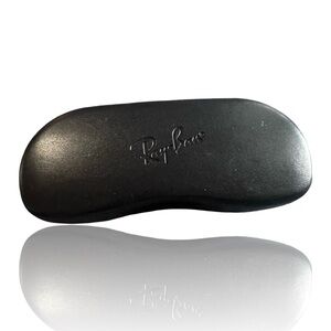 Ray-Ban Black Leather Glasses hard case
